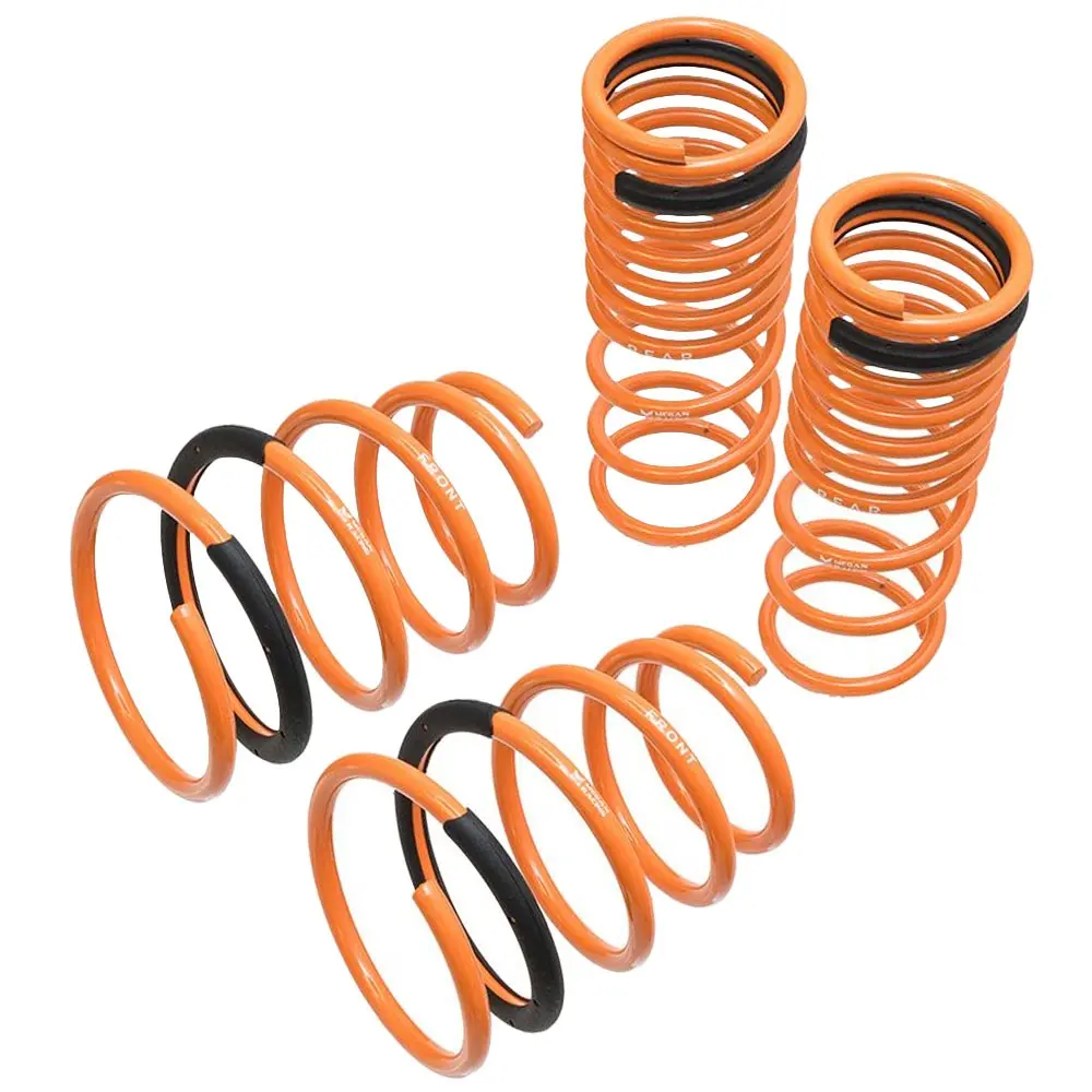 Megan 4Pcs Orange Street Lowering Spring Kit For 08-10 Wrx 4Dr/Hb Narrow Body Ge 1