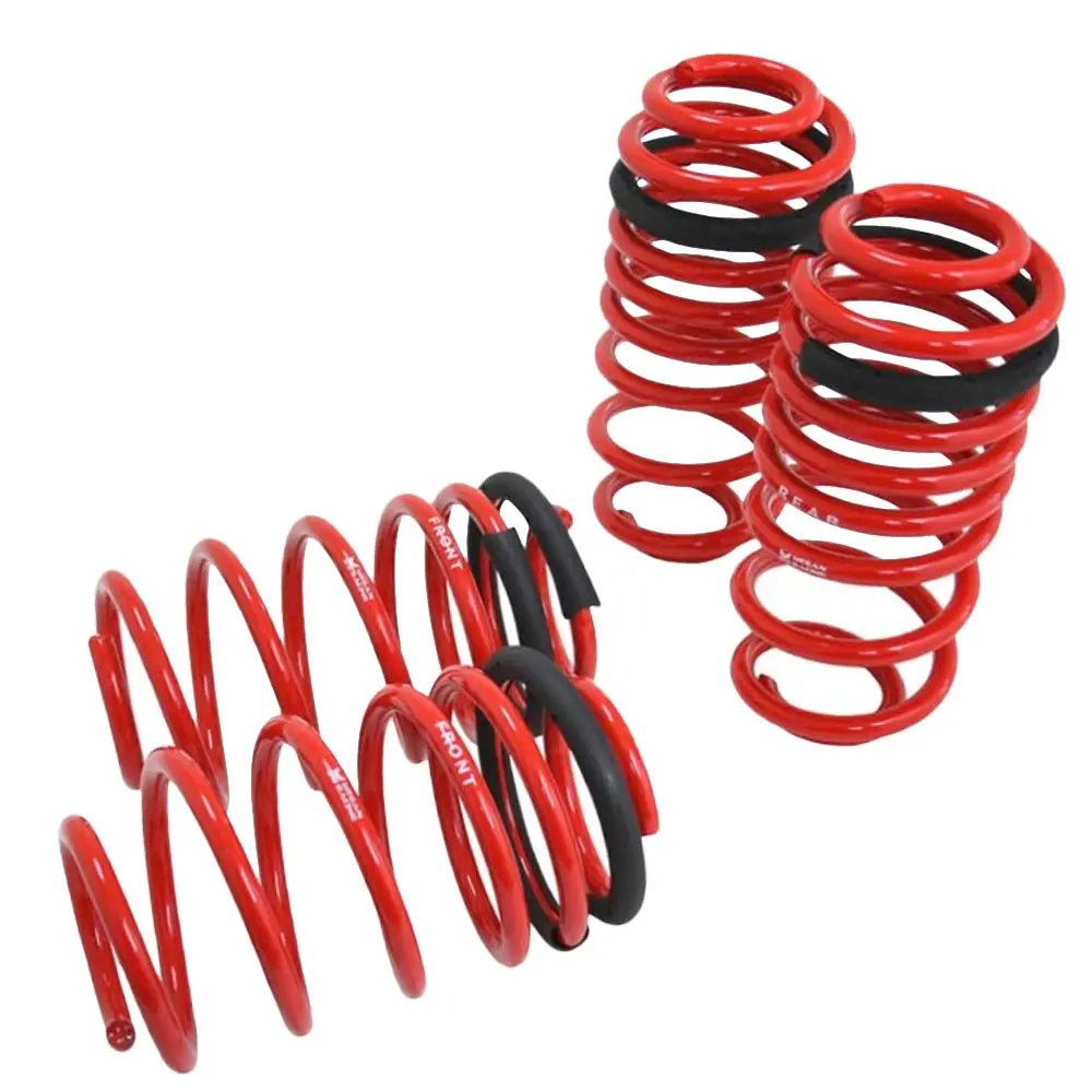 Megan Racing Red Euro-Version Coil Lowering Springs For 06-13 Audi A3 8P 1