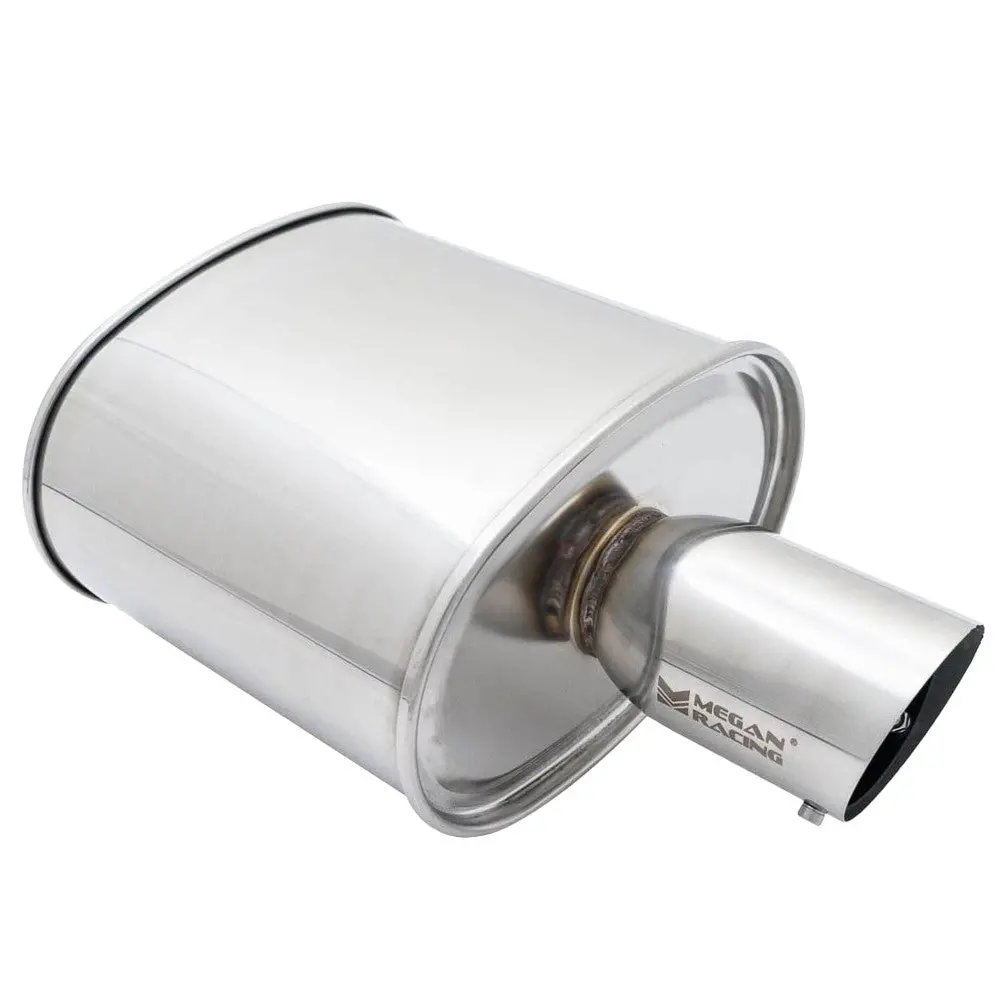Megan Mr-Mu-Moe2.5 M-Oe Series Stainless Steel Exhaust Muffler 2.4"Id 1