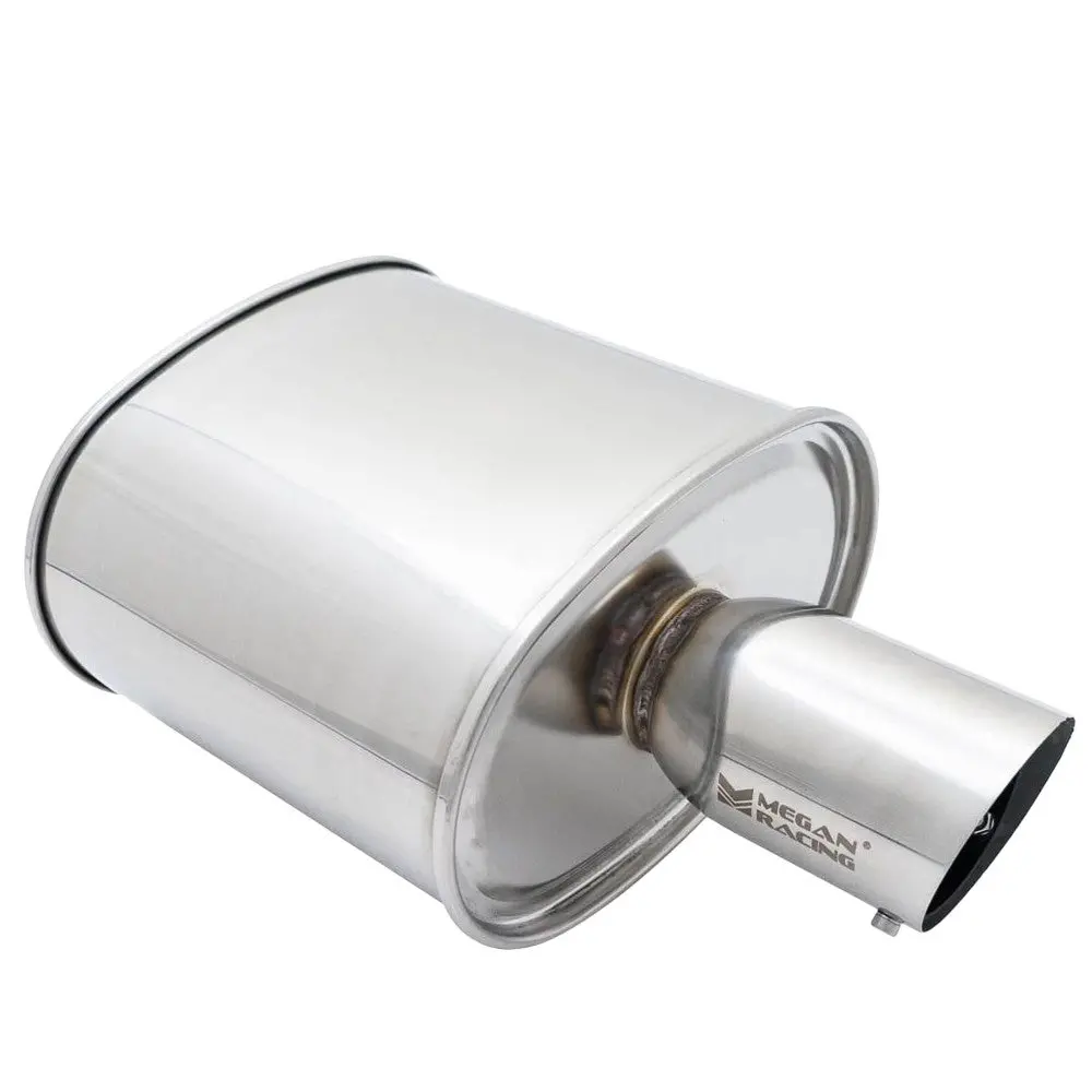 Megan Mr-Mu-Moe3-New M-Oe Series Stainless Steel Exhaust Muffler 3"Id 1
