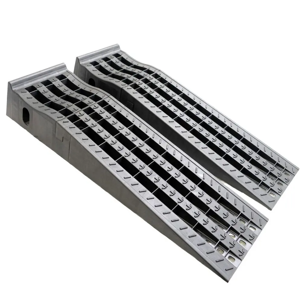 Megan 2Pc Composite High Profile Drive-On Car Vehicle Ramp Lifting Gvw 16000Lb 1
