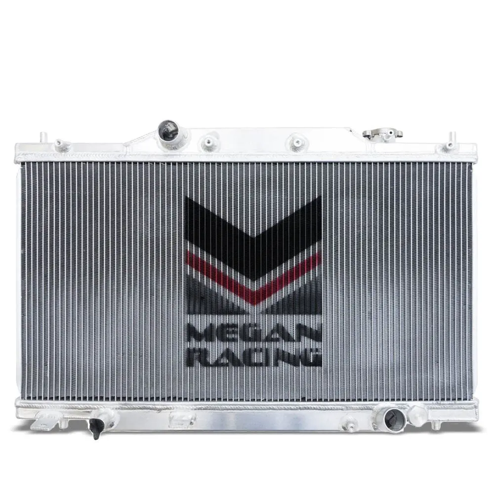 Megan Racing High Performance Aluminum 2-Row Radiator For 02-05 Honda Civic Si 1