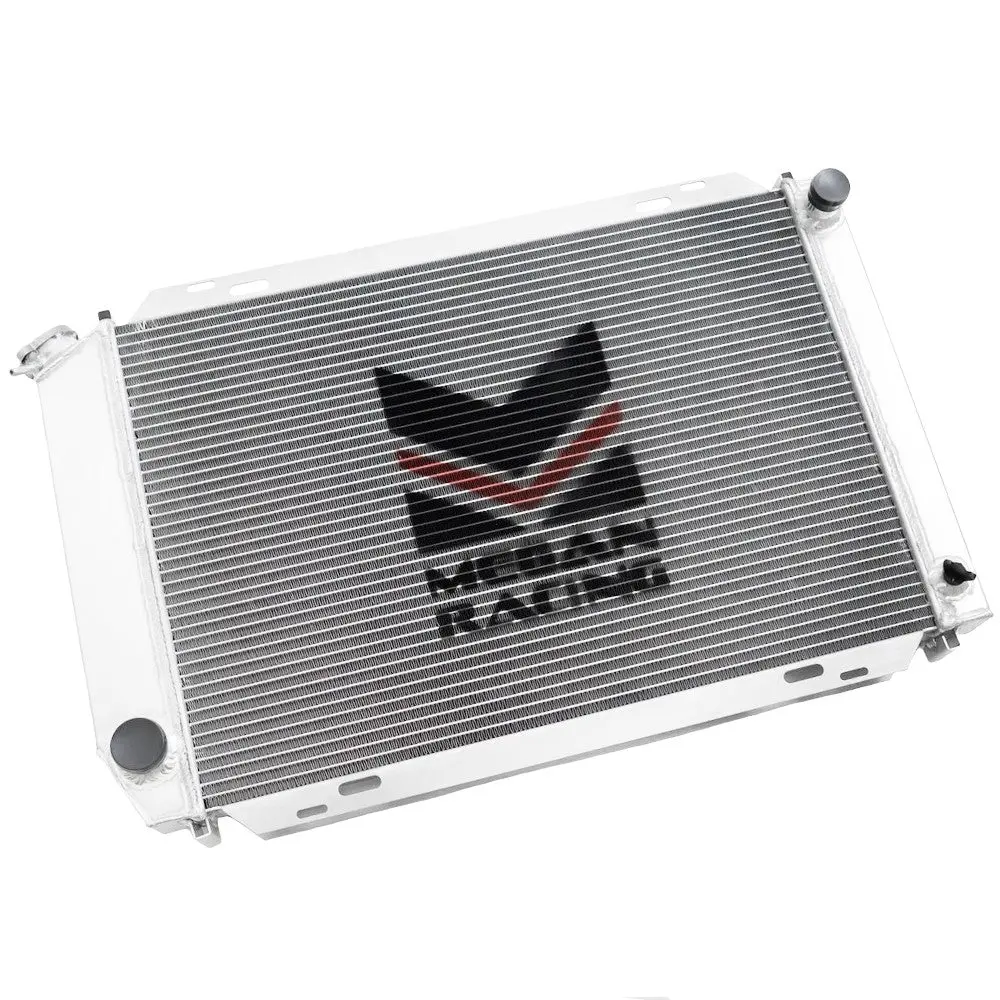 Megan Racing Performance 2-Row Front Radiator For 79-93 Ford Mustang Mt 3Rd Gen 1