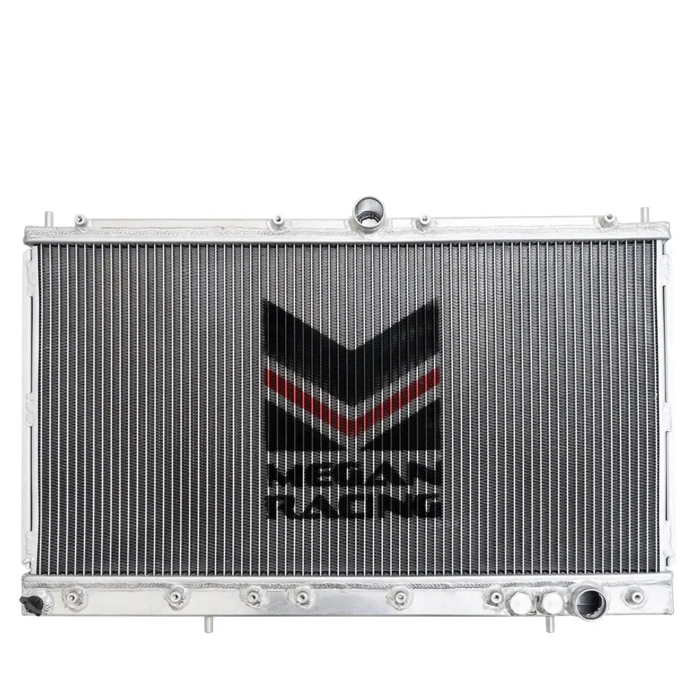 Megan Racing T-6061 Aluminum Single Core 2-Row Radiator For 91-99 3000Gt Vr4 Mt 1