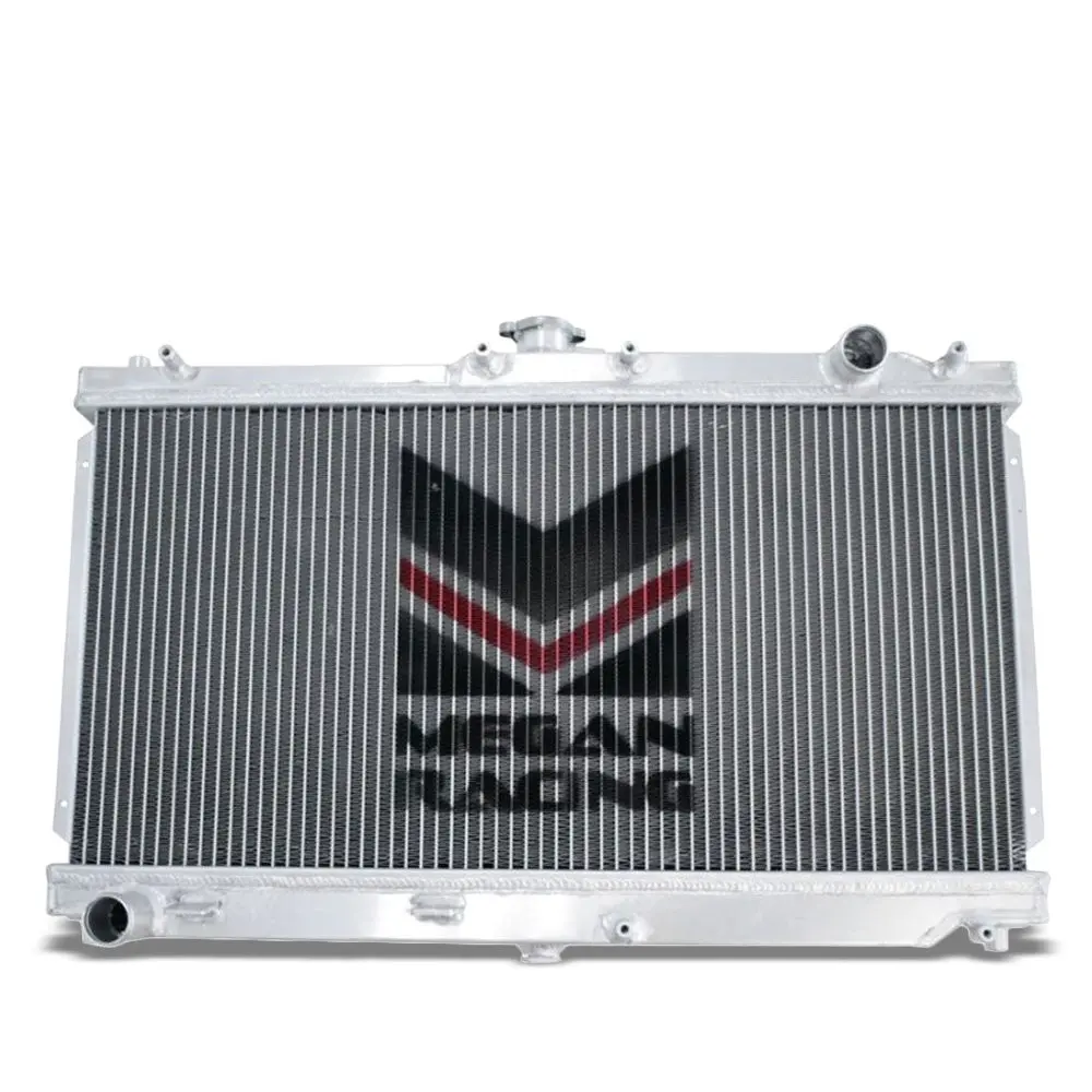 Megan Racing Oe Style 2-Row Aluminum Radiator For 99-05 Mazda Mx-5 Miata 1.8L Mt 1