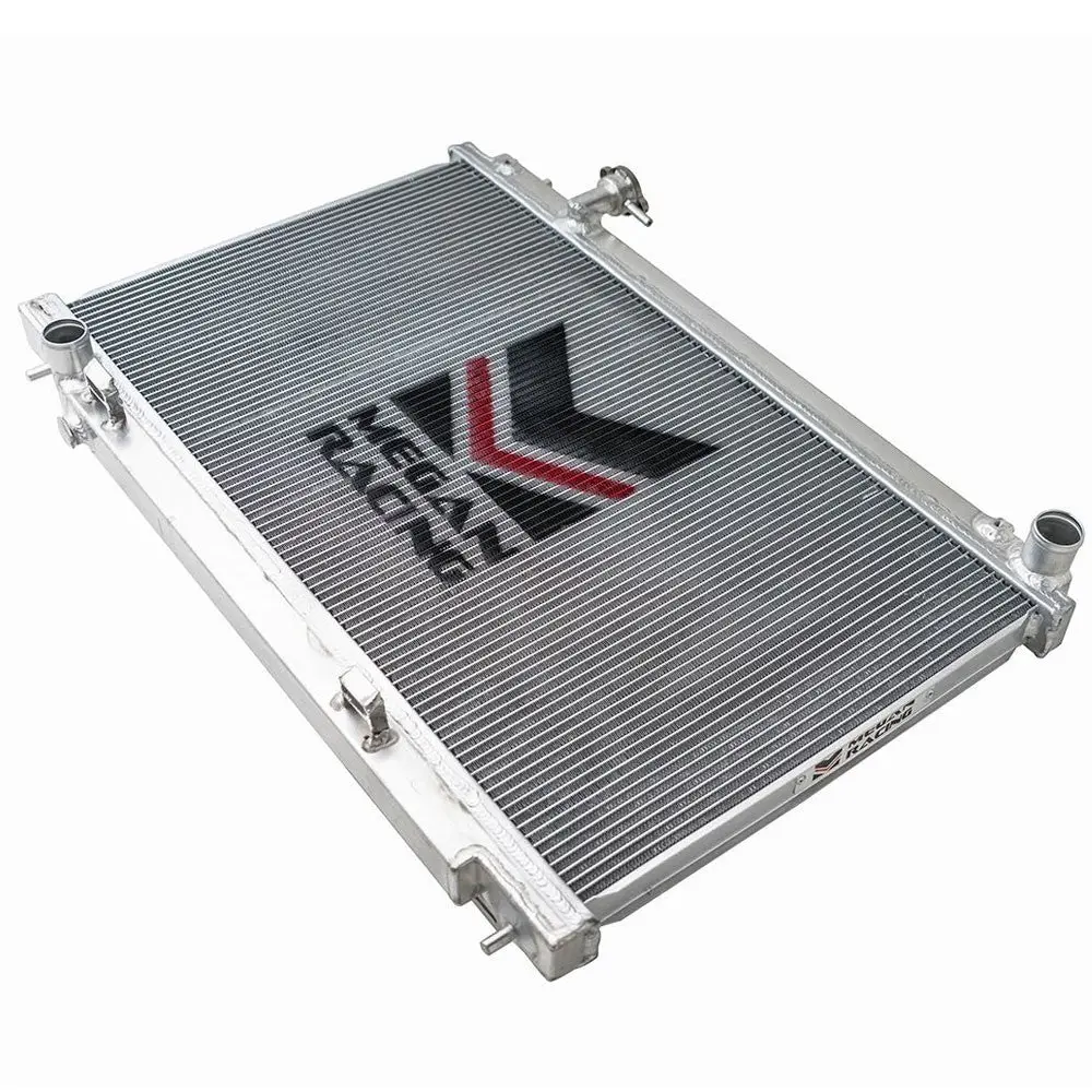 Megan Racing High Performance Aluminum 2-Row Radiator For 03-06 350Z Z33 Vq35de 2