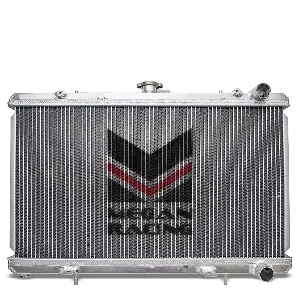 Megan Racing High Performance Aluminum 2-Row Radiator For 89-94 240Sx S13 Ka24de 1