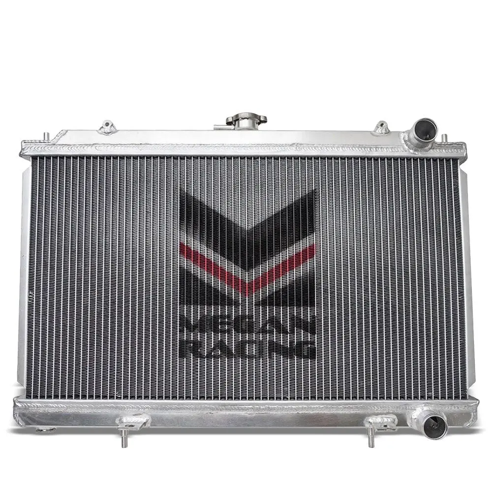 Megan Racing Oe Style 2-Row Aluminum Radiator For 95-98 Nissan 240Sx Ka24de Mt 1