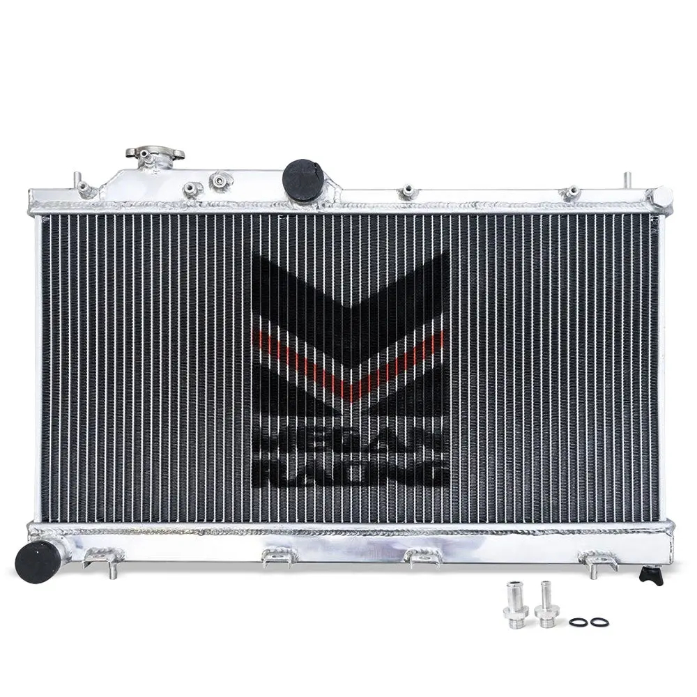 Megan Bolt-On 2-Row Aluminum Radiator For Subaru 08-14 Impreza Wrx / 08-21 Sti Mt 1