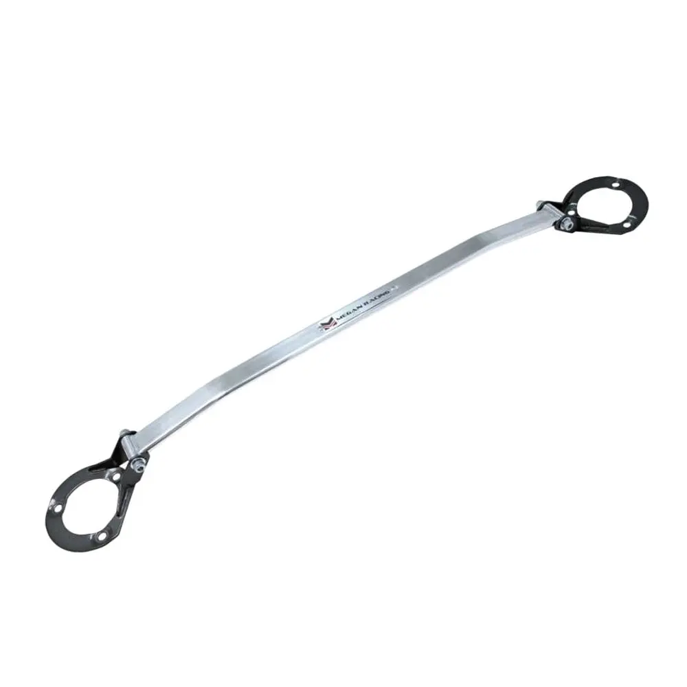 Megan Front Upper Polish Race Tower Brace Strut Bar For 92-98 Bmw E36 3-Series 1