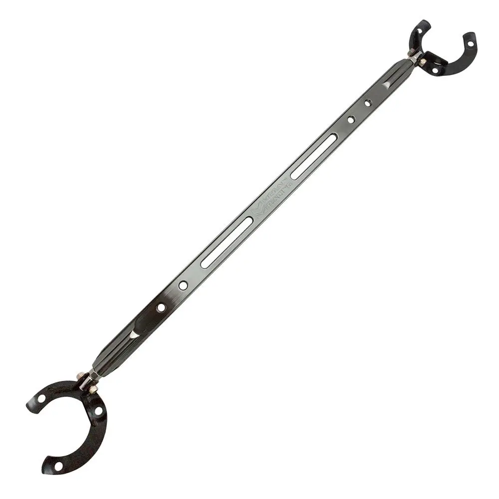 Megan Racing Gunmetal Front Upper Strut Brace Bar For 01-05 Honda Civic Dx Lx 1