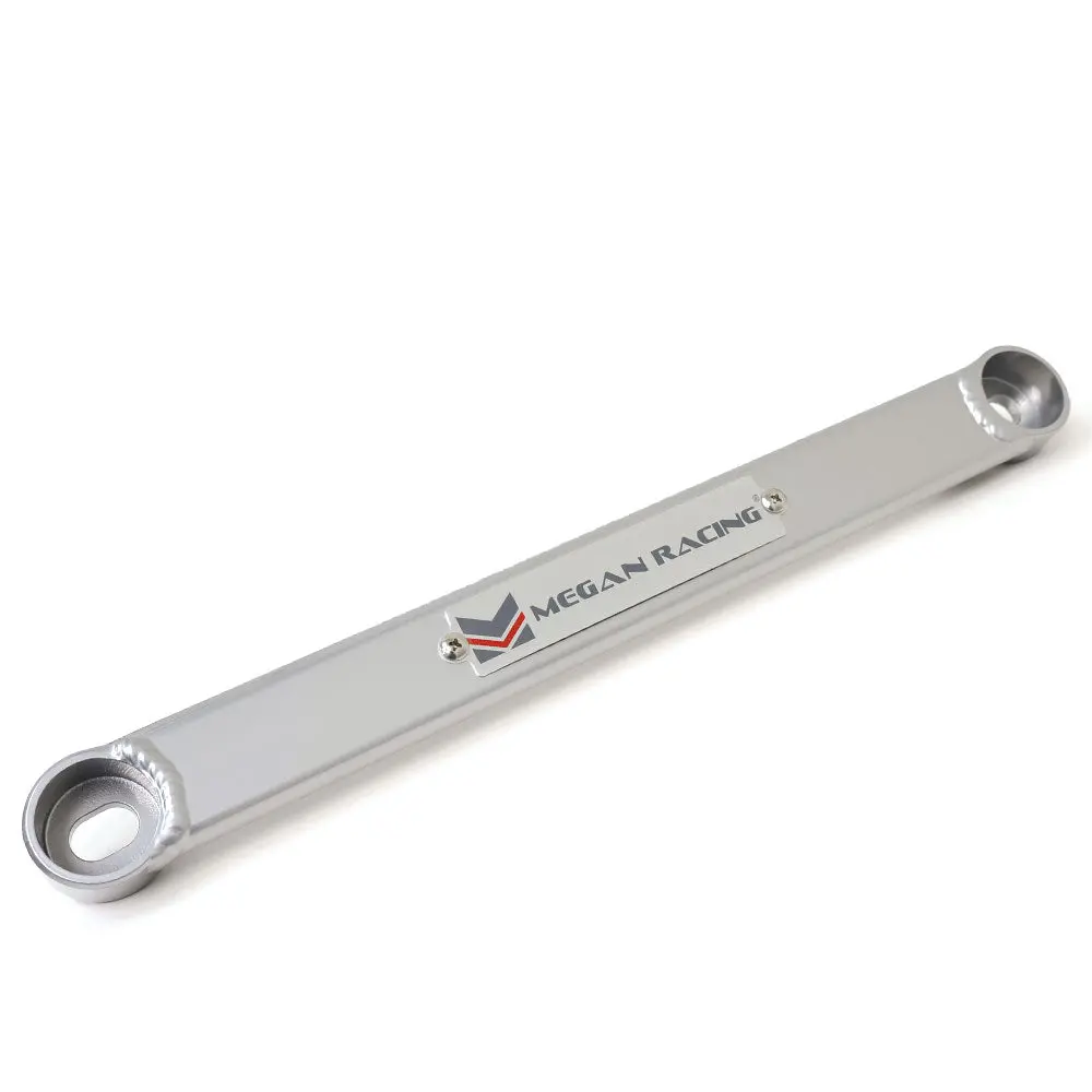 Megan Racing Rear Lower Silver Race Spec Strut Bar For 06-11 Honda Civic 1