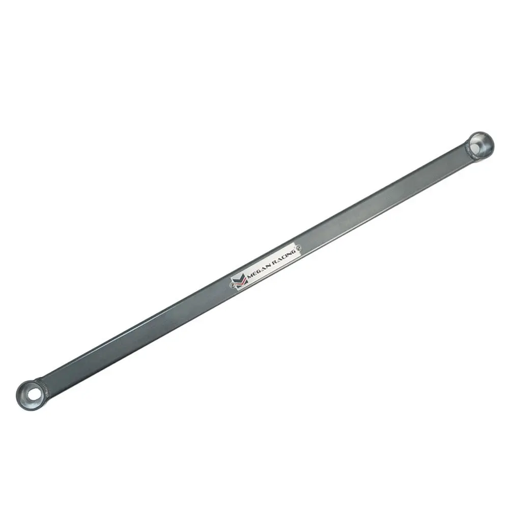 Megan Racing Front Lower Gunmetal Race Strut Bar For 13-22 Ilx/12-15 Civic 4Dr 1