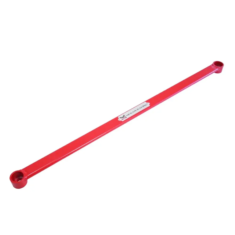 Megan Racing Front Lower Red Race Spec Strut Bar For 13-22 Ilx/12-15 Civic 4Dr 1