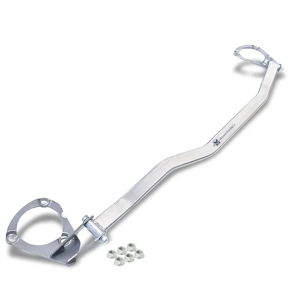 Megan Racing Polish Front Upper Strut Bar Tower Brace For 17-21 Civic Type-R Fk8 1