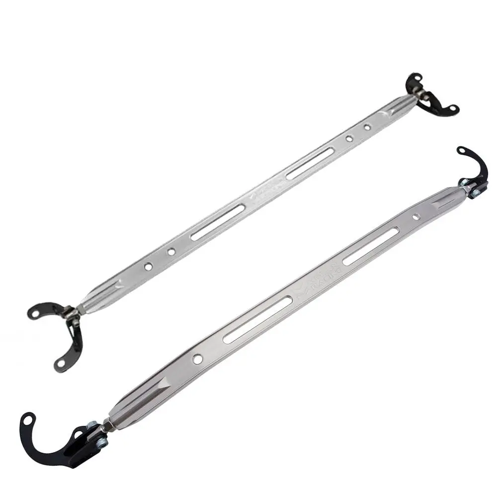 Megan Racing Polish Front&Rear Up Strut Tower Bar For 90-01 Integra/88-00 Civic 1