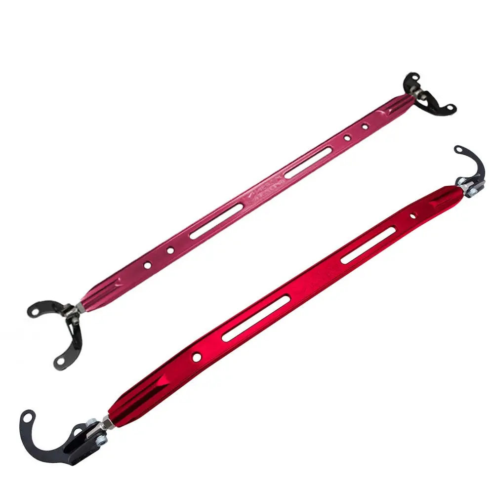 Megan Racing Red Front&Rear Upper Strut Tower Bar For 90-01 Integra/88-00 Civic 1