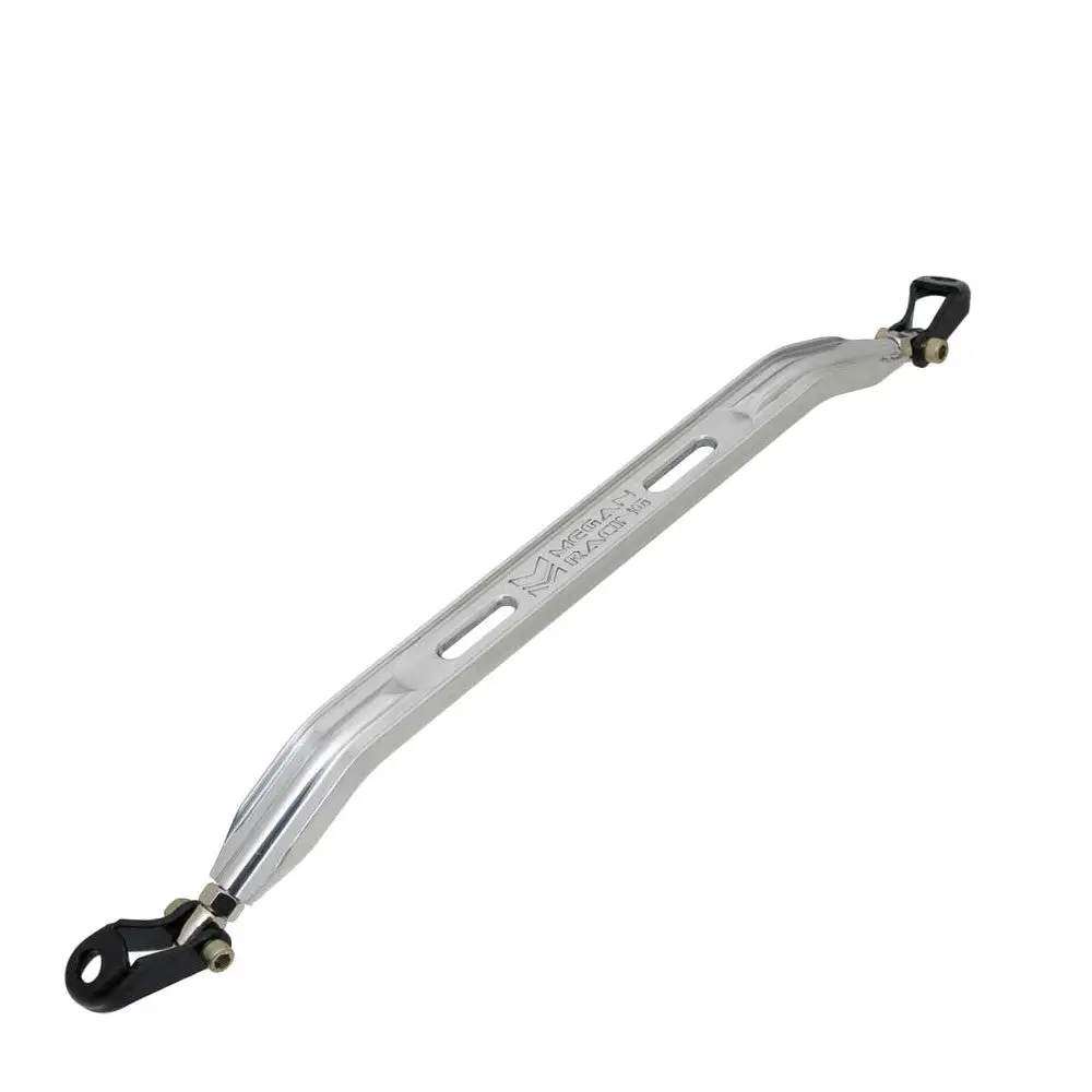 Megan Polish Front Lower Strut Tower Brace Bar For 90-01 Integra/88-00 Civic 1