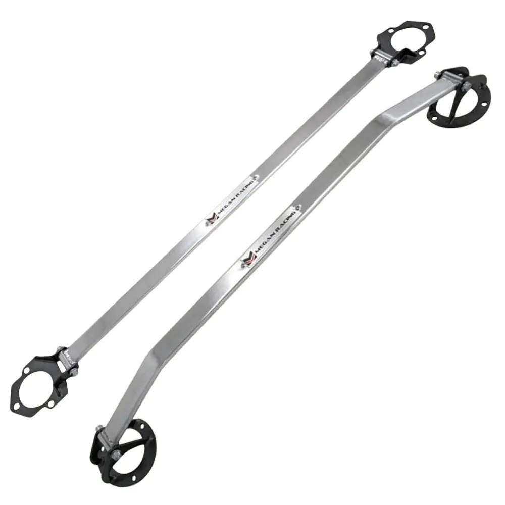 Megan Racing Front & Rear Upper Aluminum Race Spec Strut Bar For 00-05 Is300 1