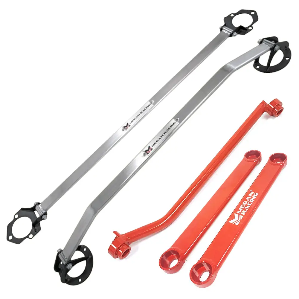 Megan Front Upper+Rear Upper+Rear Lower Strut Bar Brace For 01-05 Lexus Is300 1