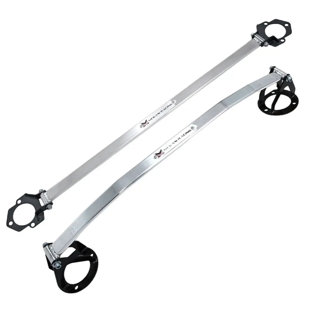 Megan Racing Front & Rear Upper Polish Race Strut Bar For 06-13 Is250/Is350/Isf Xe20 1