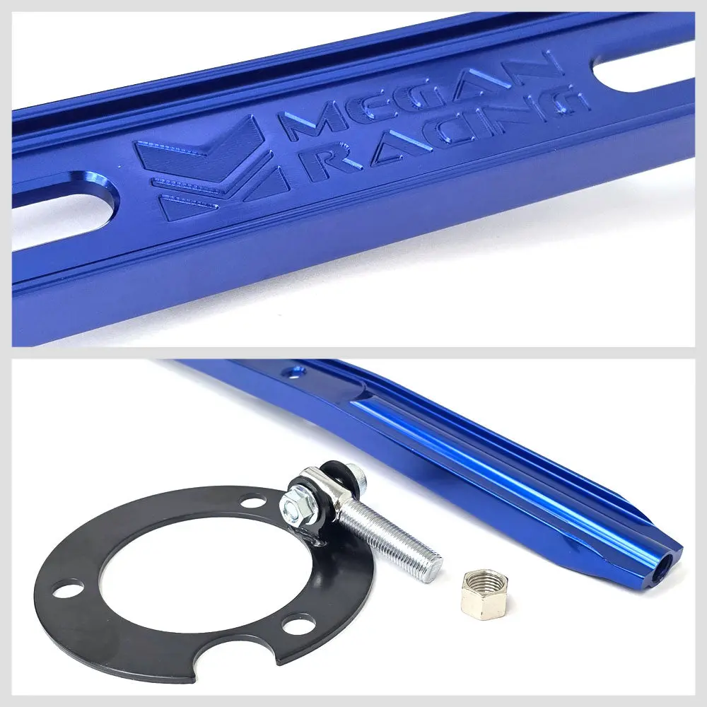 Megan Racing Blue Race Spec Front Upper Strut Tower Brace Bar For 95-99 Eclipse 2