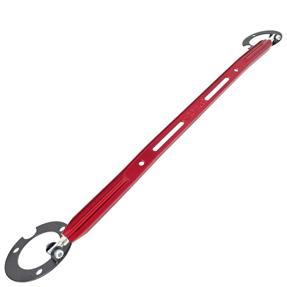 Megan Racing Red Race Spec Front Upper Strut Tower Brace Bar For 95-99 Eclipse 1