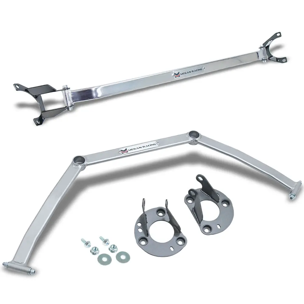 Megan Front/Rear Upper Strut Tower Brace Bar For 16-25 Mx-5 Miata Nd (Club/Brembo) 1
