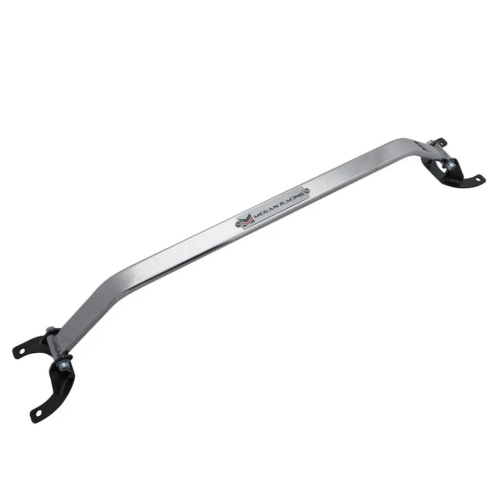 Megan Racing Front Upper Polish Race Tower Brace Strut Bar For 90-05 Mazda Miata 1