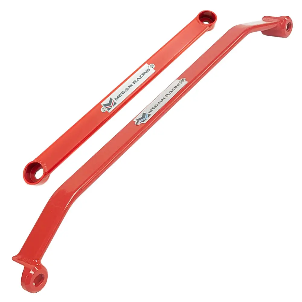 Megan Red Race Spec Front & Rear Lower Tower Strut Bar For 03-09 Nissan 350Z Z33 1