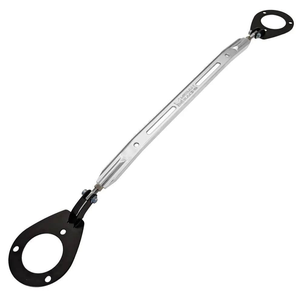 Megan Racing Front Upper Polish Race Strut Bar For 89-98 Nissan 240Sx S13 S14 1