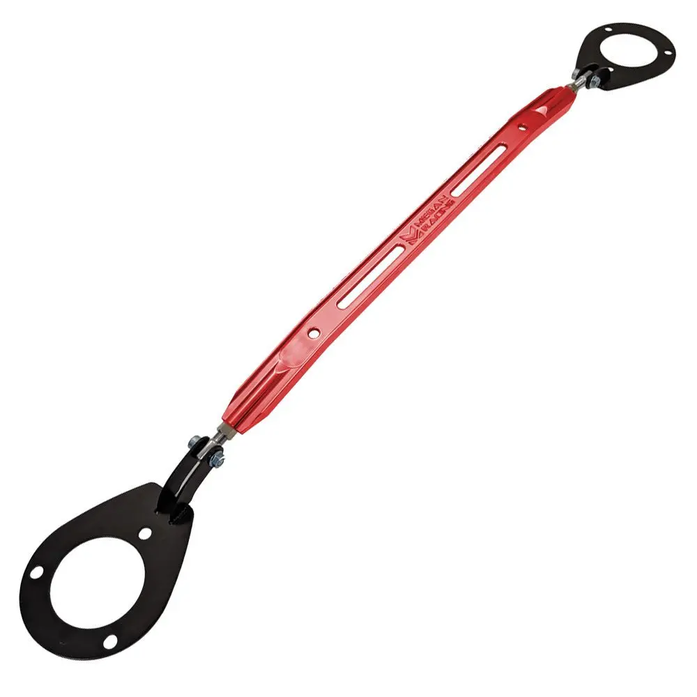 Megan Racing Front Upper Red Race Spec Strut Bar For 89-98 Nissan 240Sx S13 S14 1