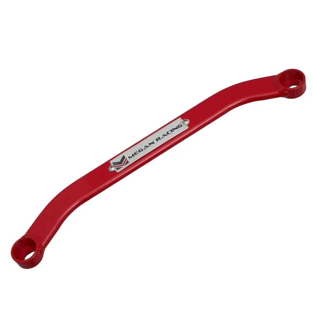 Megan Racing Red Race Spec Rear Lower Strut Brace Bar For 09-21 Nissan 370Z Z34 1