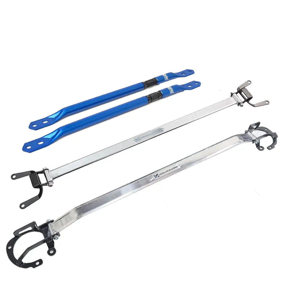 Megan Front & Rear Upper Strut Bar + Firewall Stay Strut Support Brace Bar For Gen2 22+ Brz Zd8 / 22+ Gr86 Zn8 1