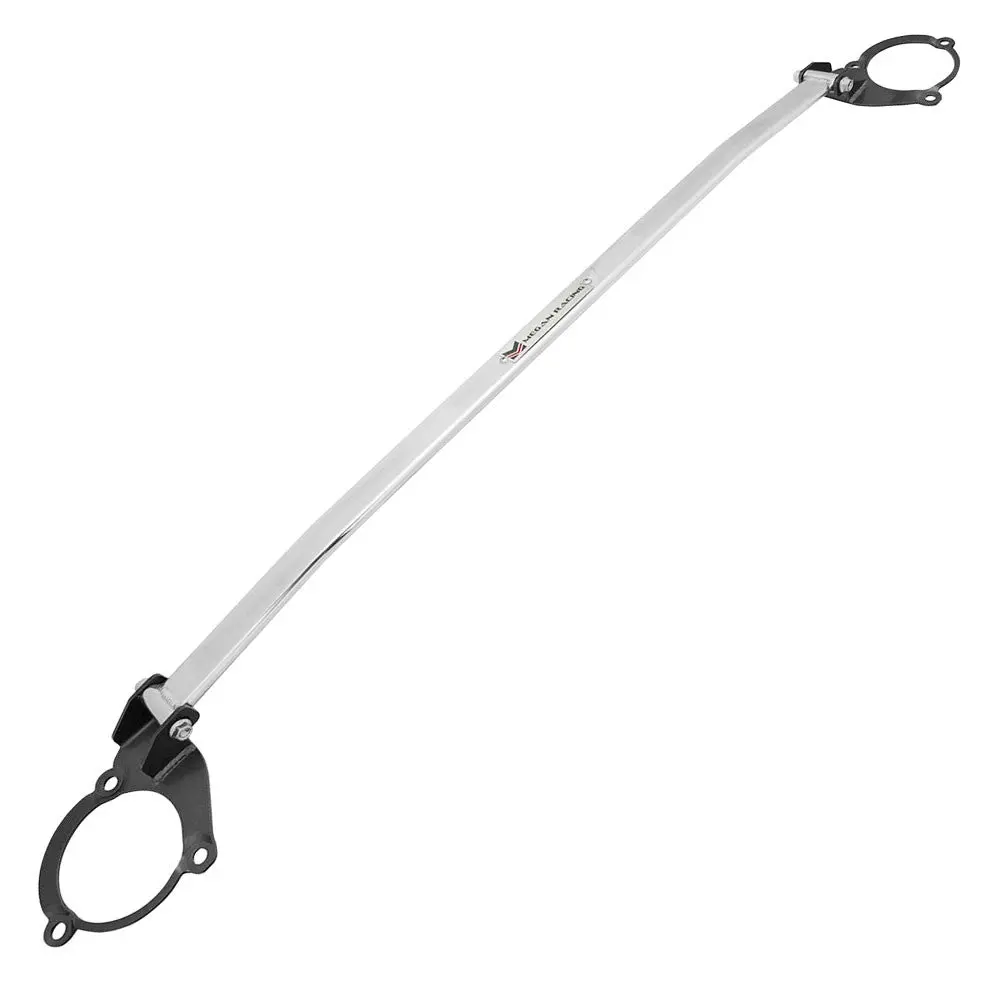 Megan Polish Front Upper Strut Tower Brace Bar For 15-17 Toyota Camry Xv50 1