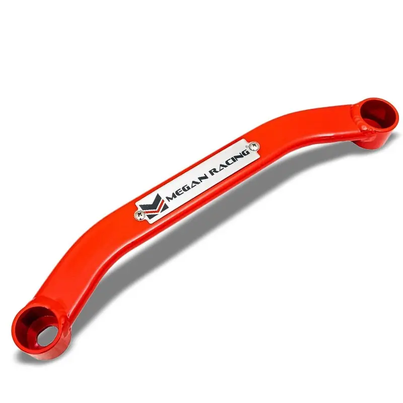 Megan Racing Red Aluminum Rear Lower Strut Brace Bar For 06-18 Toyota Rav4 Fwd 1