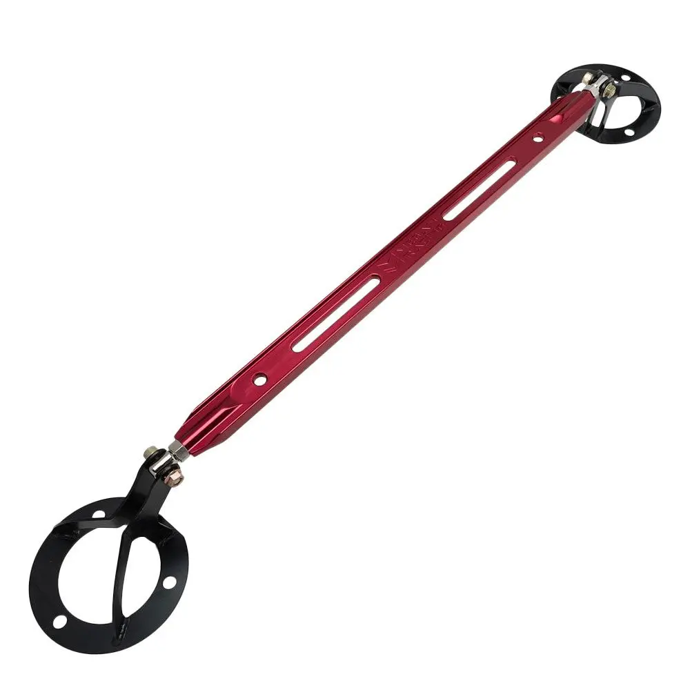 Megan Racing Red Front Upper Strut Tower Brace Bar For 86-92 Toyota Supra A70 1