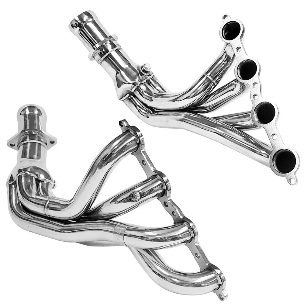 Megan Stainless Steel 2X4-1 Exhaust Manifold For 97-04 Corvette C5 Ls1/Ls6 5.7L V8 1