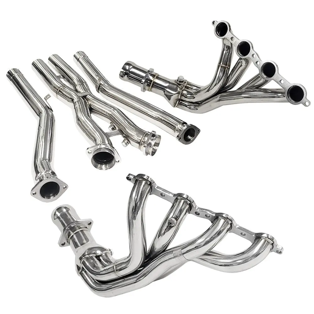 Megan Racing Stainless Header Exhaust W/X-Pipe For 97-04 Corvette C5 Ls1/Ls6 V8 1
