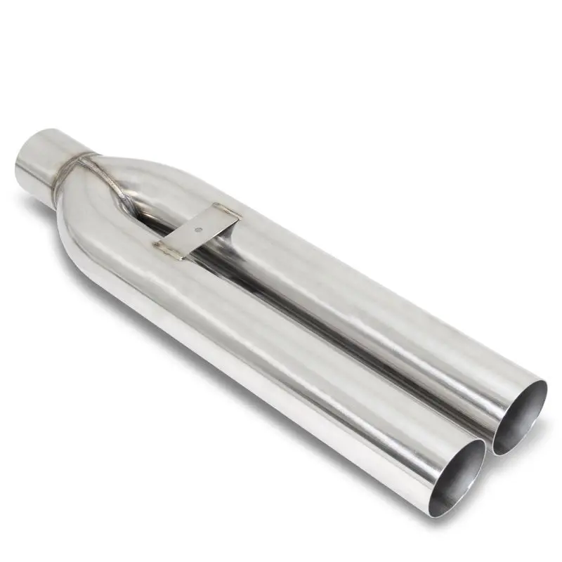Megan Racing 3" Dual Pipe Straight Cut Universal Vip Blast Exhaust Muffler Tip 1