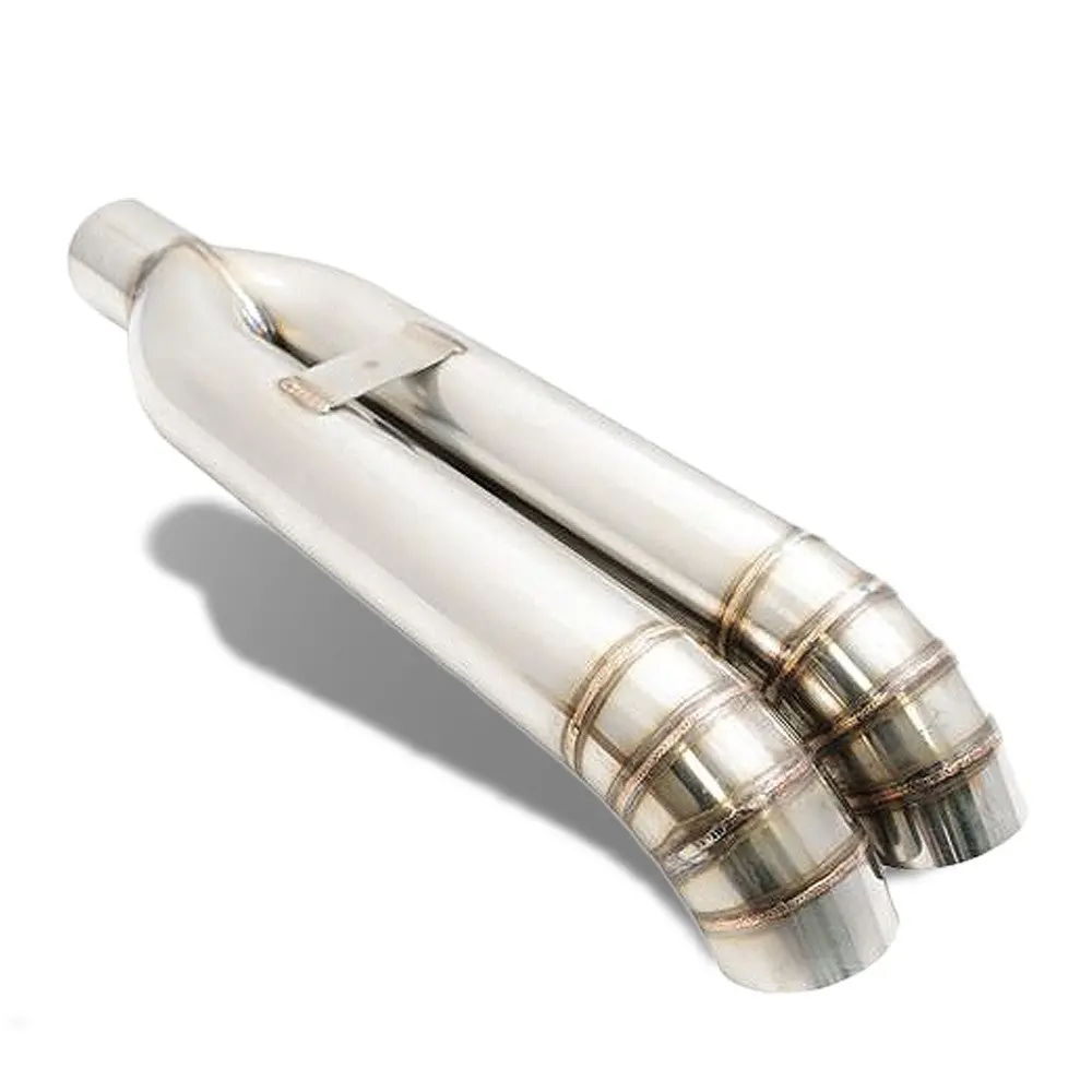 Megan Stainless 3" Vip Dual/Turn Down Exit Blast Style Exhaust Muffler Tip 1