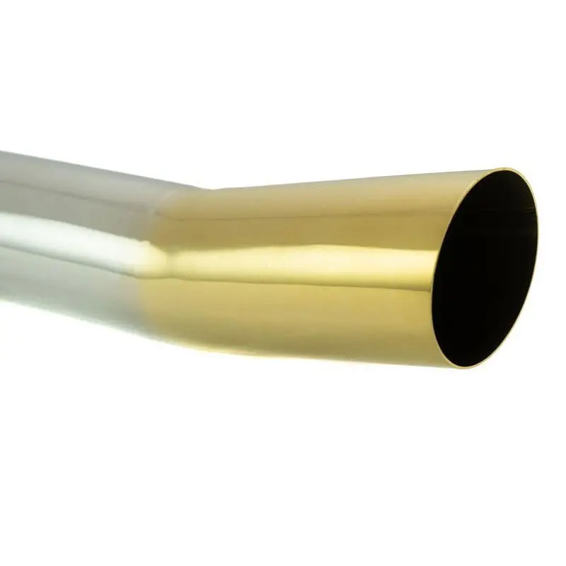Megan Universal (Metallic/Burnt Gold Angled Tip) 3" To 4" Vip Exhaust Blast Tube Muffler Tip 2