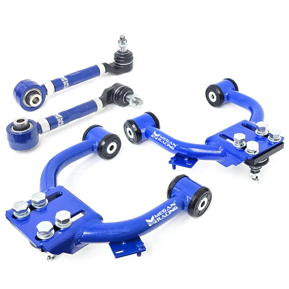 Megan Racing Front & Rear Upper Camber Kit Arm For 04-08 Tsx Cl9/03-07 Honda Accord 1