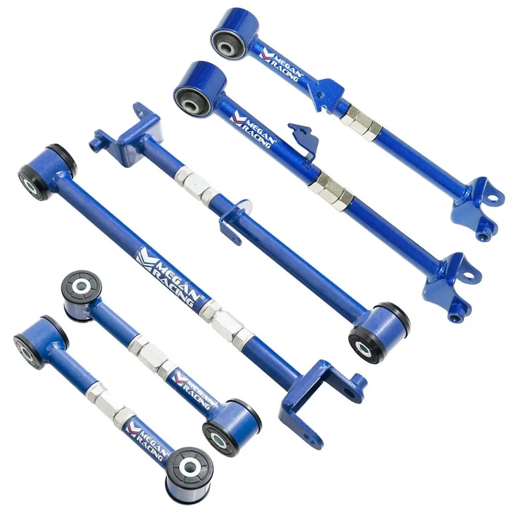 Megan Rear Lower Camber Kit+Toe Arm+Traction Rod For 09-14 Acura Tsx (Cu2) / Tl (Ua8) / 08-17 Accord (Cp1/2/3, Cr/Ct) 1