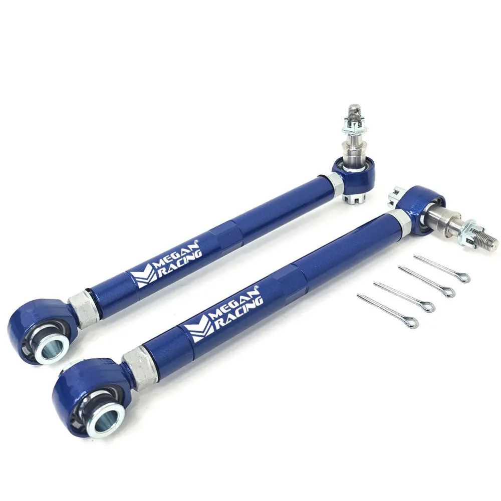 Megan Blue Rear Toe Control Arm Pillowball "Bumpsteer Correction" For 99-09 Honda S2000 Ap1 Ap2 1