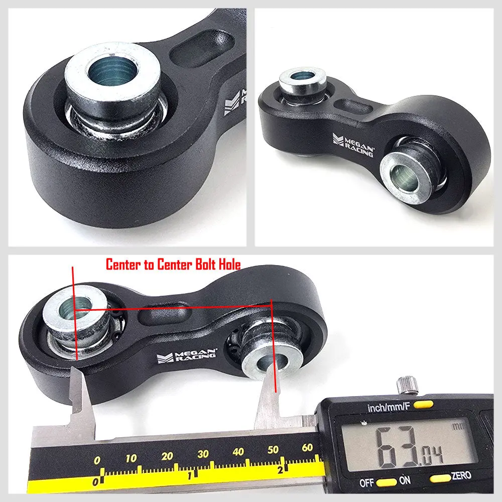 Megan Black Rear Adjustable Stabilizer Link For Audi A4 S4 B8/ A5 S5 B8/Q5 8R 2