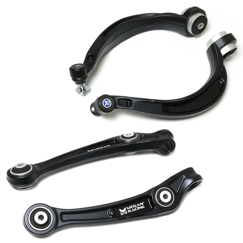 Megan Black Front Lower (Forward & Backward) Control Arm For 08-14 Audi A4 B8/8K 1