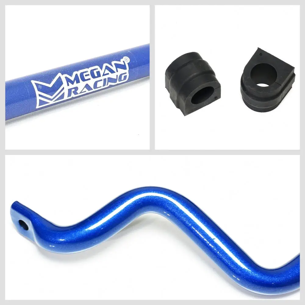 Megan 25.4Mm Blue Steel Rear Stabilizer Sway Bar Bushing Kit For 08-16 Audi A4 A5 S4 S5 B8 2