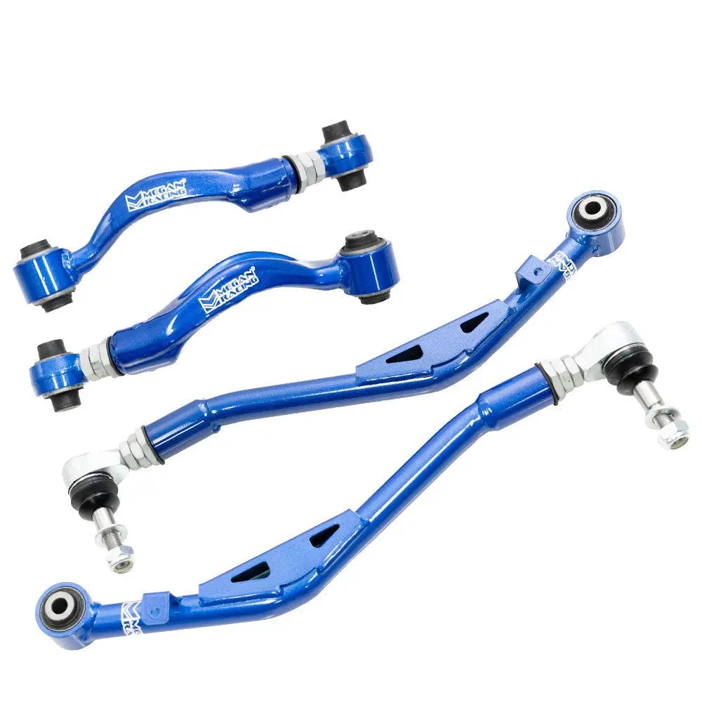 Megan Rear Upper Camber Kit + Rear Lower Toe Arm For Bmw 5-Series F07 F10 / 6-Series F06 F12 F13 / 7-Series F01 F02 F04 1