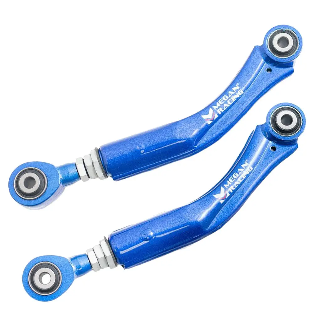 Megan Racing Blue Rear Upper Camber Kit For 11-22 Charger Ld/08-22 Challenger 1